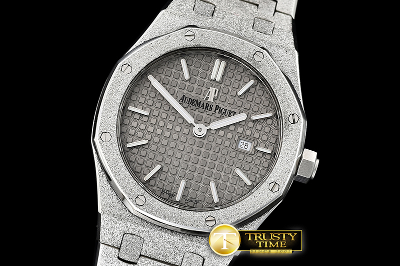 AP0530A – AP Royal Oak 33mm Frosted SS/SS Grey JHF V2 Swiss Qtz