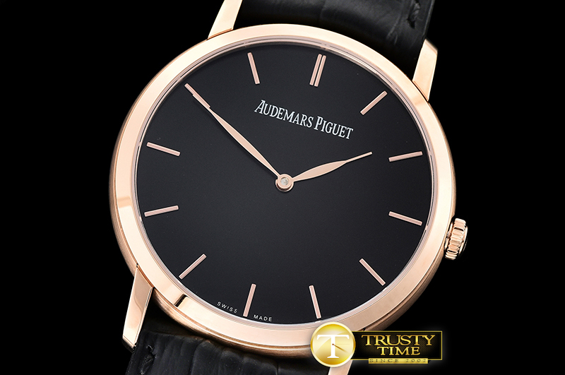 AP0545B – Jules Audemars Extra-Thin RG/LE Black Miyota 9015