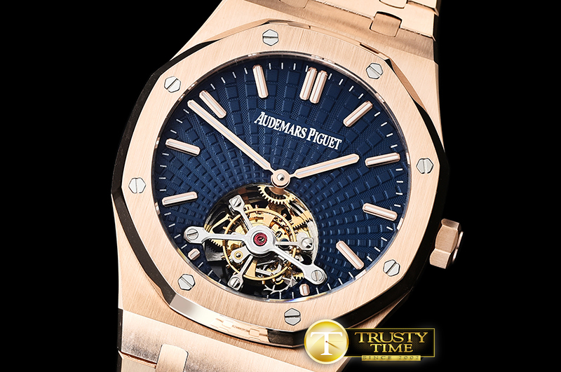 AP0548 – Royal Oak Tourbillon RG/RG Blue Real Flying Tourbillon