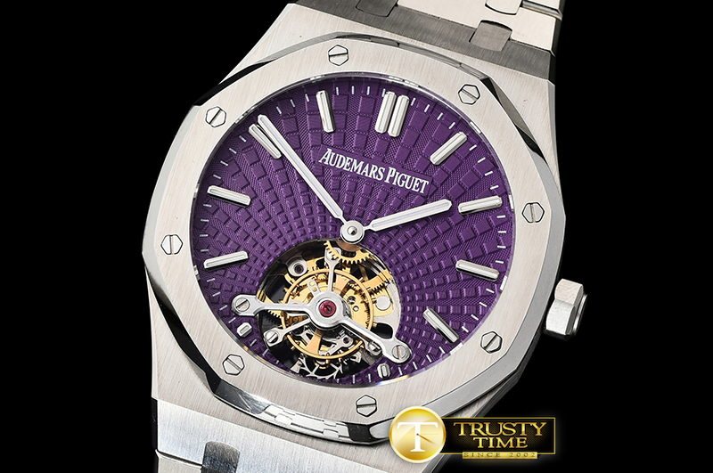AP0549A – Royal Oak Tourbillon SS/SS Purple Flying Tourbillon