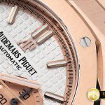 AP0569B – Royal Oak Chronograph 26331ST RG/RG White OMF A7750