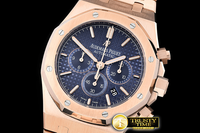 AP0575A – Royal Oak Chronograph 26331ST RG/RG F.Blue OMF A7750