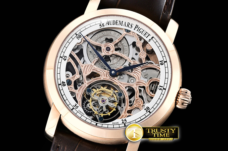 AP0586C – AP Jules Tourbillon Rep Minutes RG/LE Wht Tourbillon