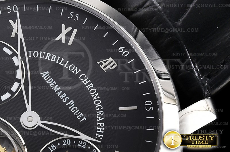 AP0591A – AP Jules Tourbillon Chronographe SS/LE Blk Tourbillon