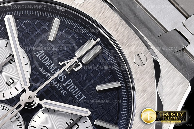 AP0603A – Royal Oak Chrono 26331ST SS/SS Blue/Wht OMF V2 A7750