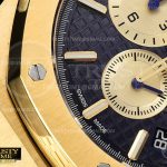 AP0605B – Royal Oak Chronograph 26331ST YG/YG Blue/Gld OMF A7750