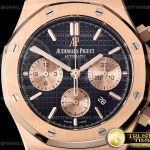 AP0606D – Royal Oak Chronograph 26331ST RG/LE Blue/Rose A7750