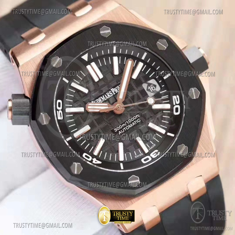 AP0704 – Royal Oak Offshore Diver 15710 CER/RG/RU Black BF A3120