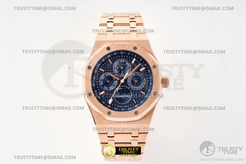 AP0710C – Royal Oak Perpetual Cal 26574 RG/RG Blue BF A5134