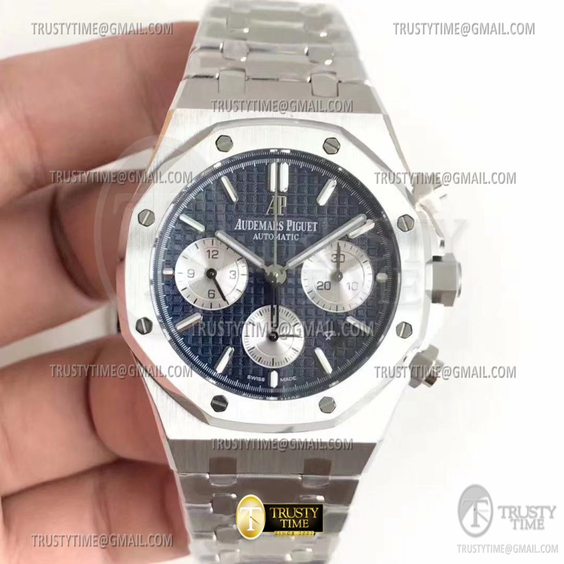 AP0716C – Royal Oak Chrono 26331 SS/SS Blue BF A7750