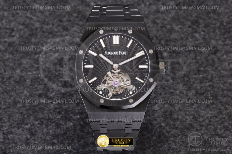 AP0725 – Royal Oak Tourbillon DLC/DLC Black R8F V2 Flying Tourb
