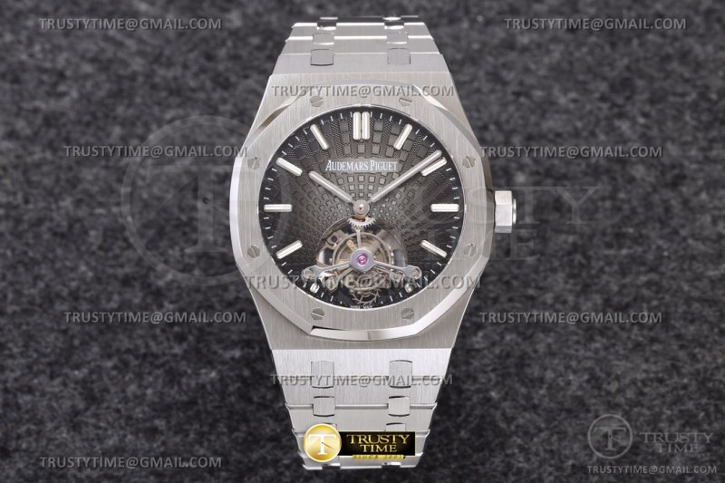 AP0726C – Royal Oak Tourbillon SS/SS Gry R8F V2 Flying Tourb