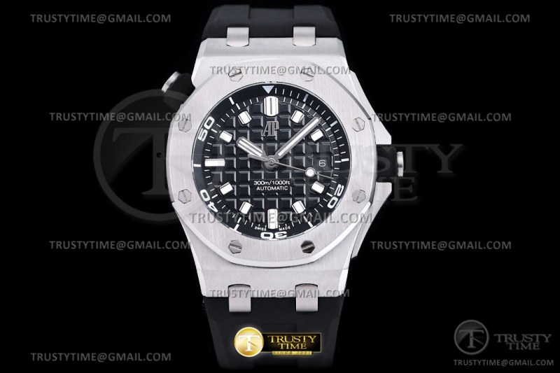 AP0731C – Royal Oak Offshore Diver 15720 SS/RU Blk A3120
