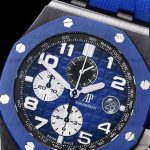 AP0735A – AP ROO Chronograph CER/RU Blue JJF A3126 Mod