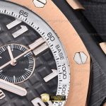AP0735C – AP ROO Chronograph CER/RG/RU Black JJF A3126 Mod