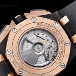 AP0735C – AP ROO Chronograph CER/RG/RU Black JJF A3126 Mod
