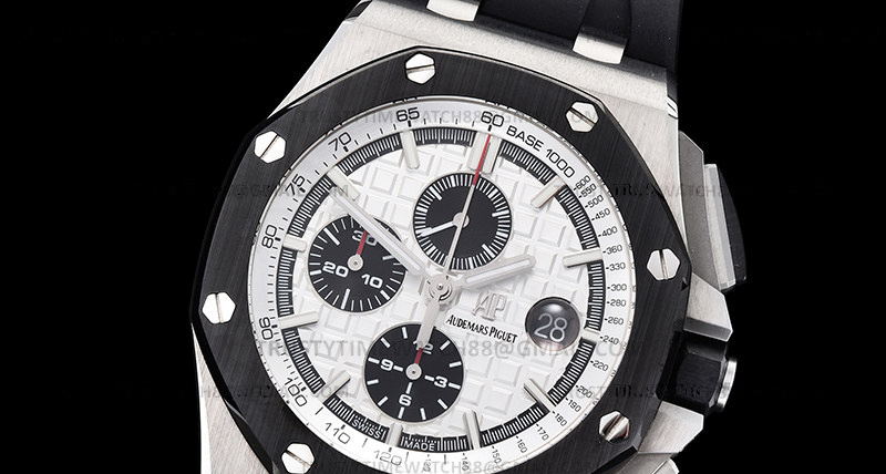 AP0740C – AP ROO Chronograph SS/RU Silver APF A3126 Mod