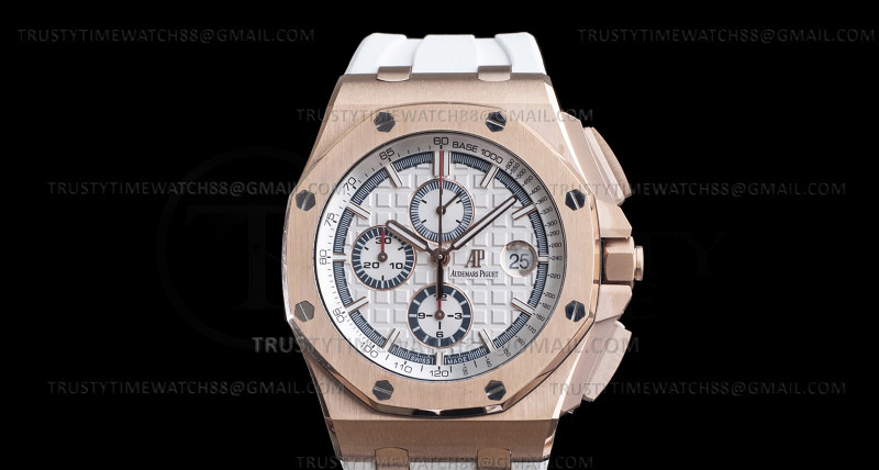 AP0740I – AP ROO Chronograph RG/RU White APF A3126 Mod