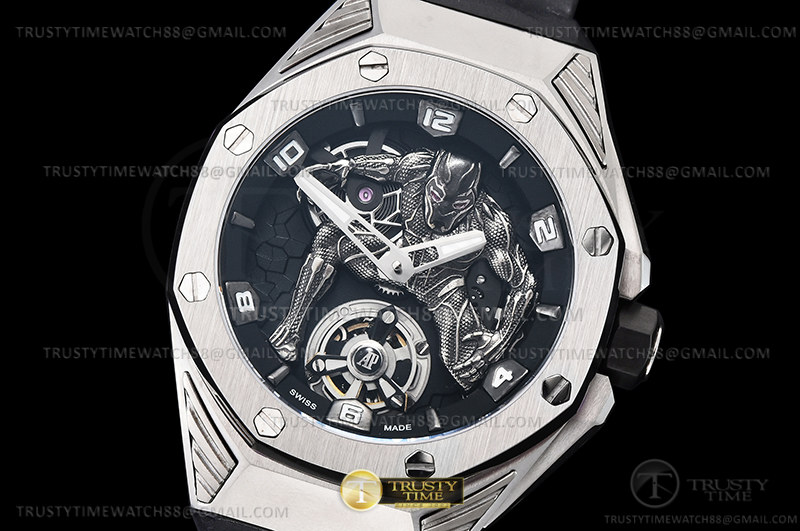AP0759C -Royal Oak Concept Black Panther Blk TI/RU Blk FR HW2965