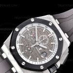 AP0766C – AP ROO Chronograph SS/RU Grey/Stk APF A3126 Mod