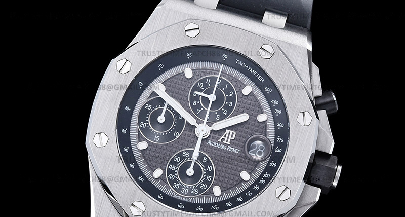 AP0787B – AP ROO Chronograph SS/RU Grey/Stk APF A4404 Mod