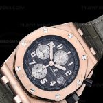 AP0791C – AP ROO Chronograph RG/LE Blk/Num APF A3126 Mod