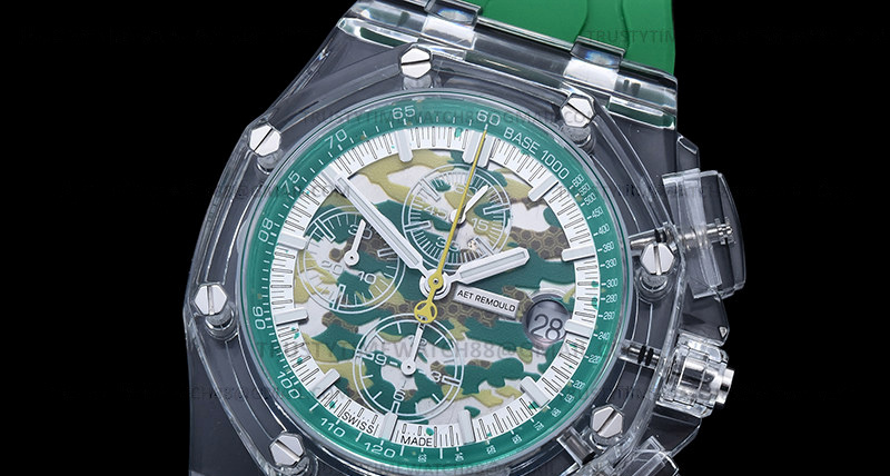 AP0800D – AP ROO Chronograph AET CO/RU Grn/Stk APF A3126 Mod