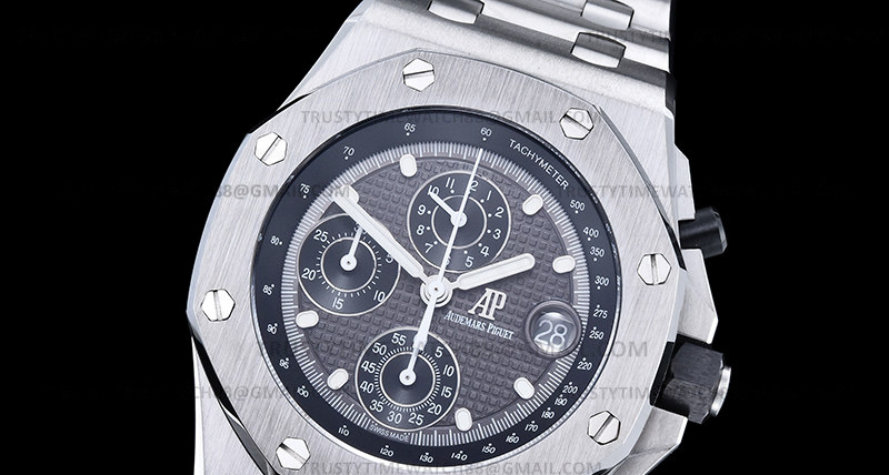 AP0828C – AP ROO Chronograph SS/SS Grey/Stk APF A3126 Mod