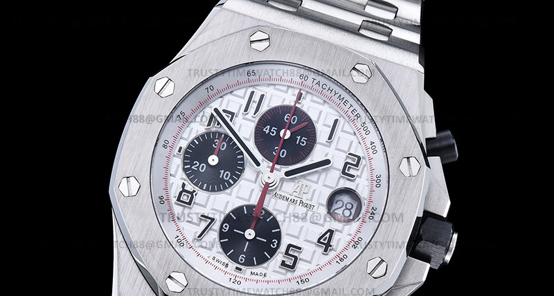 AP0829B – AP ROO Chronograph SS/SS Wht/Num APF 7750 Mod