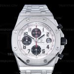 AP0829B – AP ROO Chronograph SS/SS Wht/Num APF 7750 Mod