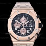 AP0831E – AP ROO Chronograph RG/RG Black/Num APF A3126 Mod