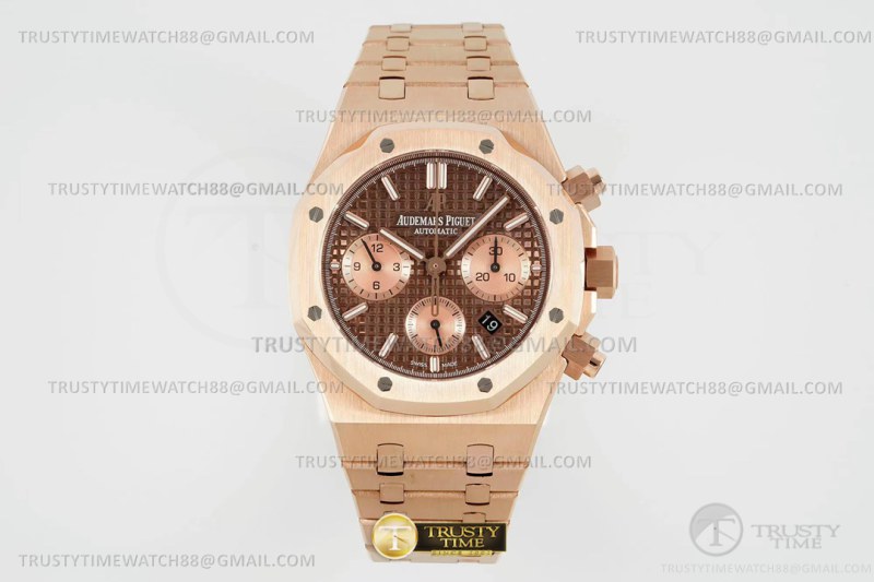 AP0836B – Royal Oak Chrono 26331 RG/RG Brn/RG/Stk IPF A7750