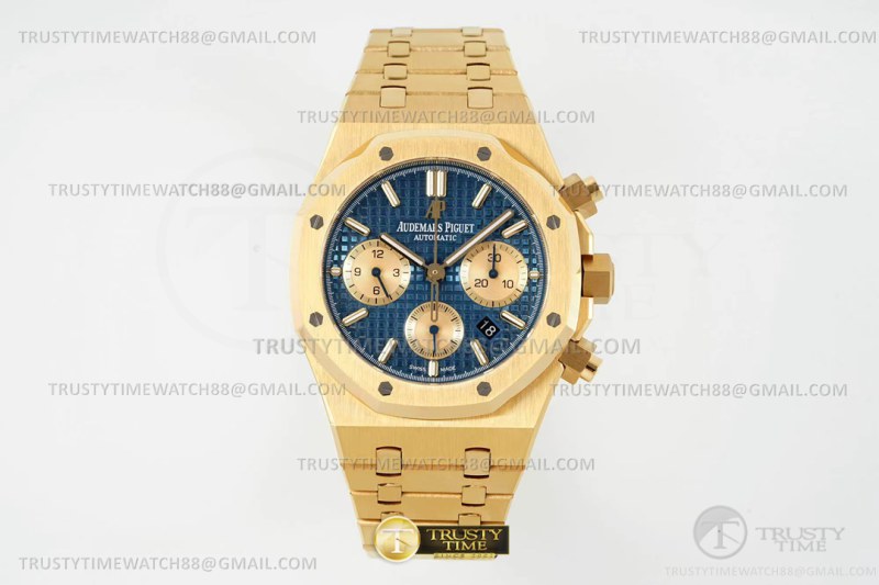 AP0837B – Royal Oak Chrono 26331 YG/YG Blue/YG/Stk IPF A7750