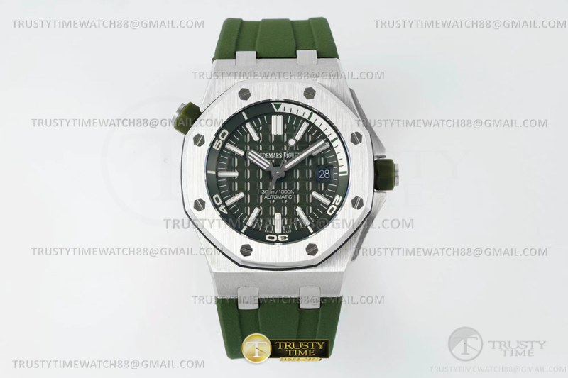 AP0838E – Royal Oak Offshore Diver Grn 15710 SS/RU Grn IPF A3120
