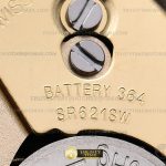 AP0860A – Royal Oak Ladies 67651BA Dia YG/YG Blue/Stk ZF Sw Qtz