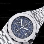 AP0867B – AP ROO Chronograph SS/SS Blue/Blk/Num APF A3126