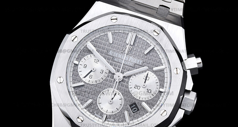 AP0879E -Royal Oak Chrono 26240ST SS/SS Gry/Sil BF V2 A7750 Mod