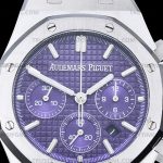 AP0879F -Royal Oak Chrono 26240ST SS/SS Purp/Stk BF V2 A7750 Mod