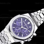 AP0879F -Royal Oak Chrono 26240ST SS/SS Purp/Stk BF V2 A7750 Mod