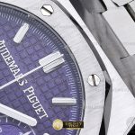 AP0879F -Royal Oak Chrono 26240ST SS/SS Purp/Stk BF V2 A7750 Mod