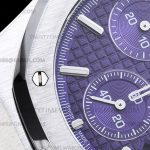 AP0879F -Royal Oak Chrono 26240ST SS/SS Purp/Stk BF V2 A7750 Mod