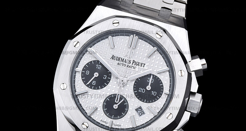 AP0879H -Royal Oak Chrono 26240ST SS/SS Wht/Blk BF V2 A7750 Mod