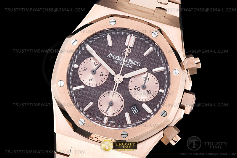 AP0883G – Royal Oak Chrono 26331 RG/RG Brn/Gold BF A7750 Mod