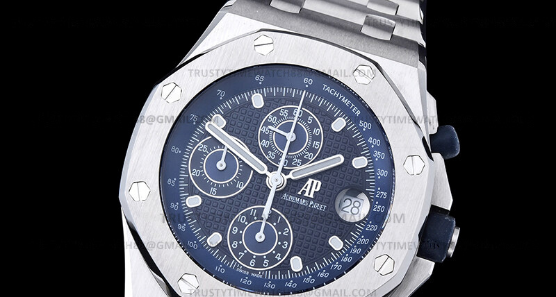 AP0898A – AP ROO Chrono 42mm SS/SS Blue/Stk TKF A3126 Mod