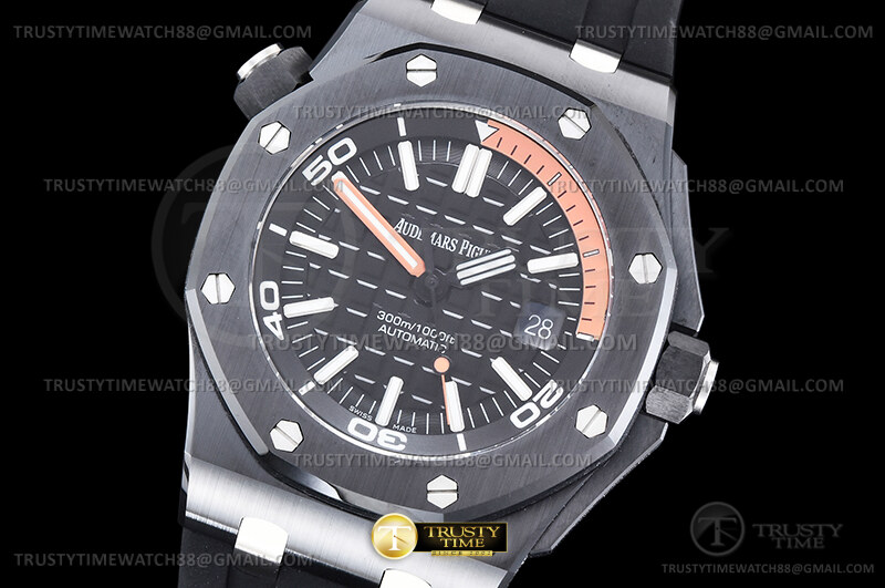 AP0907B – Royal Oak Diver 15707 Blk CER/RU Blk APSF A3120