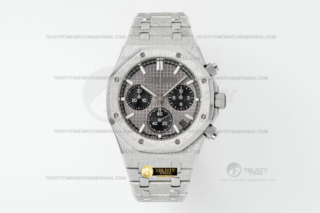 AP0911B – Royal Oak 26240 Frosted SS/SS Grey/Blk/Stk APSF SH4401