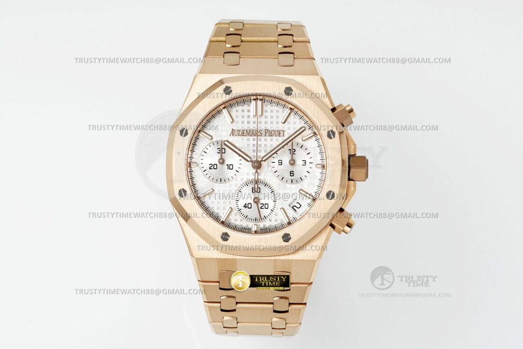 AP0912D – Royal Oak Chrono 26240 RG/RG Silv/Stk APSF SH4401