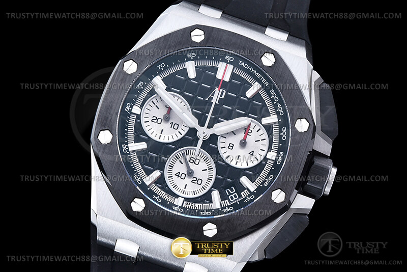 AP0915A – Royal Oak Offshore 26420 CER SS/RU Blk/Stk APSF SH4401