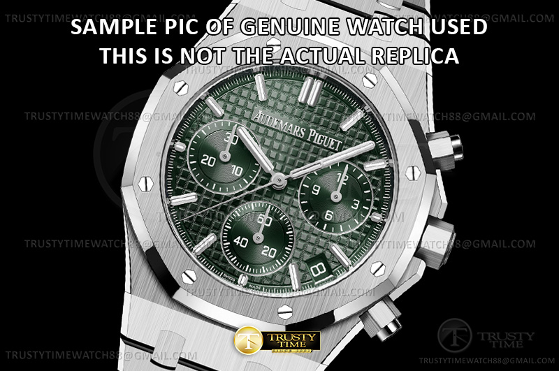 AP0916D – Royal Oak Chrono 26240 SS/SS Grn/Stk DDF DD4401