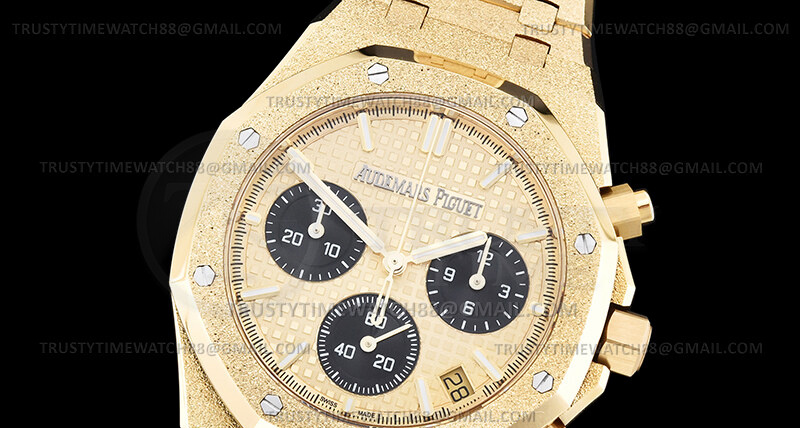 AP0922B – Royal Oak 26240 V2 Frosted YG/YG YG/Stk APSF SH440-FS